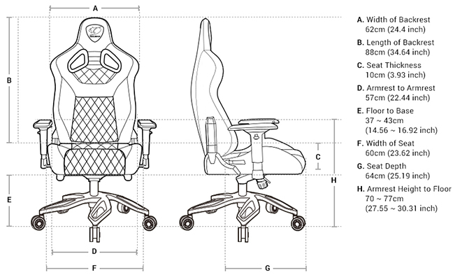 COUGAR Gaming Chair-ARMOR TITAN PRO